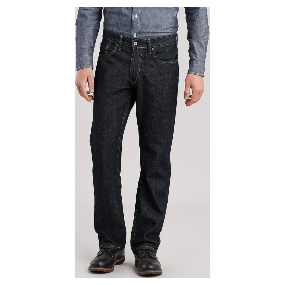 NWOT Levis 559 Relaxed Straight Leg Jeans Mens 38x38 Dark Wash Indigo